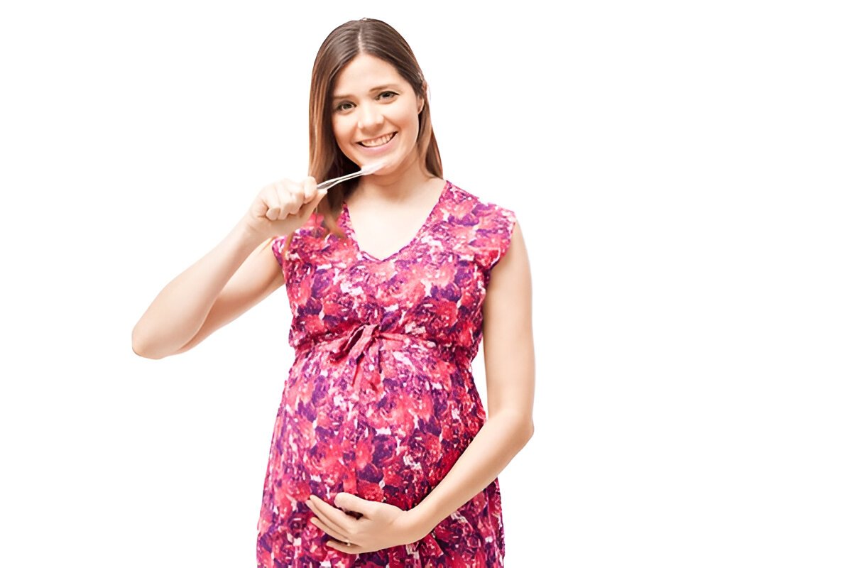Pregnant woman receiving safe dental checkup at Gravity Dental Clinic
