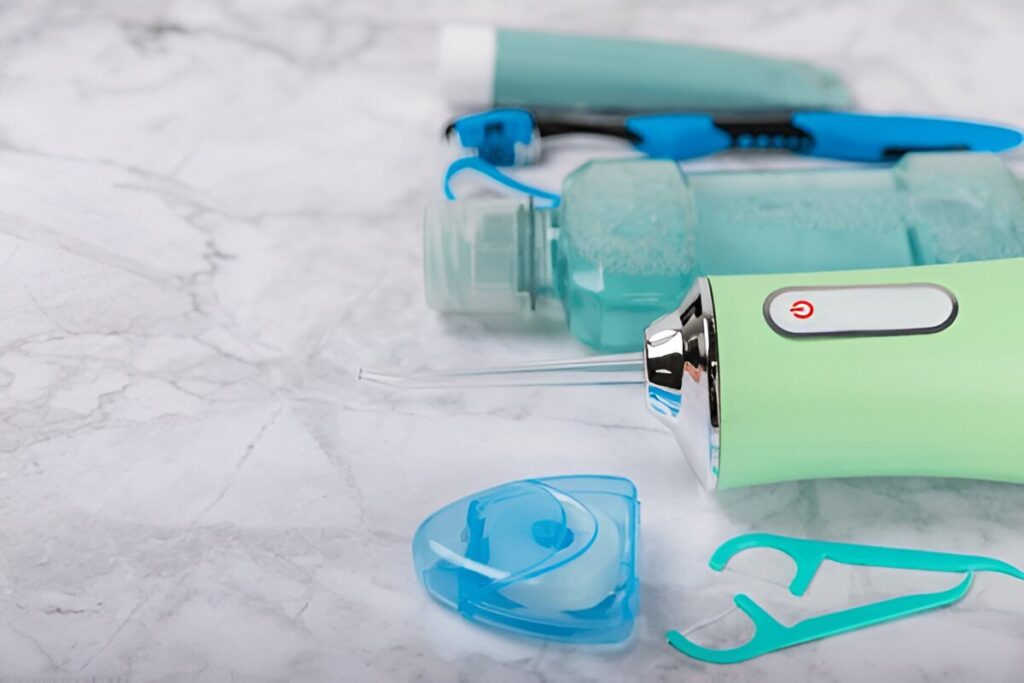 Smart dental devices like AI toothbrushes and water flossers for better oral care at home